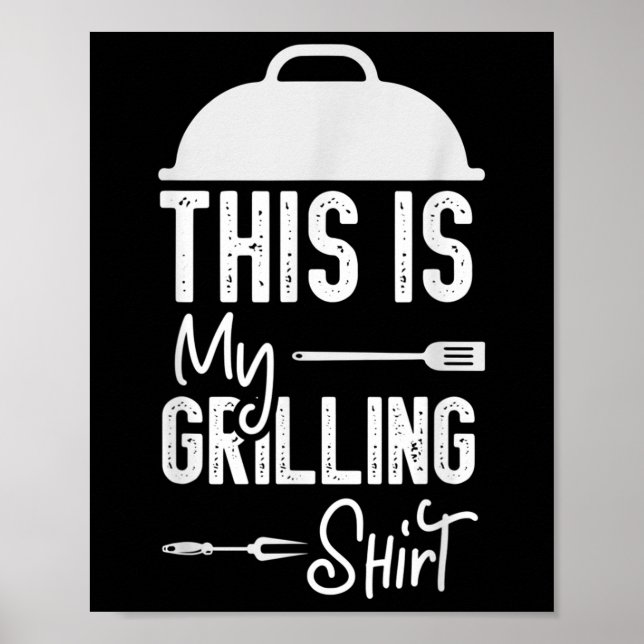 Funny Grillen Grill Party - Das ist mein Grillen _ Poster (Vorne)