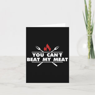 Funny Grillen Grilling Koch Meat Spaß Karte