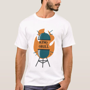Funny GRILLEN King of the Grill Fathers Day T-Shirt
