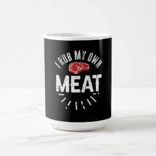Funny GRILLEN Koch Joke Geschenk Rub Mein eigenes  Verwandlungstasse