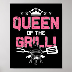 Funny Grillen Lover Grill Grafik für Mädchen Kinde Poster