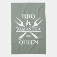 Funny GRILLEN Personalisiert Barbecue Queen Kitche