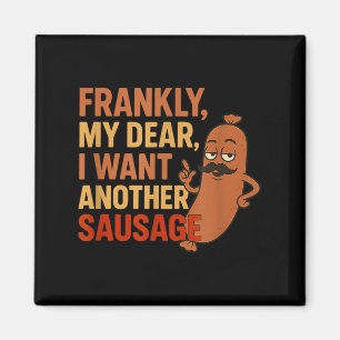 Funny Grillen Sausage Angebot für Cookout Grill Va Magnet