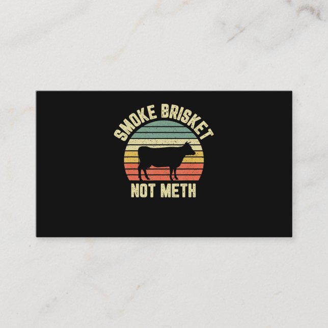 Funny Grillen Smoke Brisket Not Novelty Grilling Treuekarte (Vorderseite)