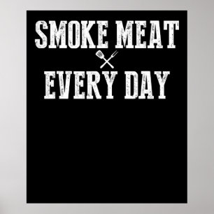 Funny Grillen Smoker Accessoire Pitmaster Vater Gr Poster