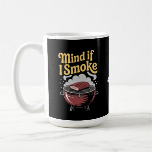 Funny GRILLEN Smoker "Mut, wenn ich rauche?" Grill Kaffeetasse