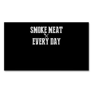 Funny Grillen Smoker Zubehör Pitmaster Vater Gril Magnetische Visitenkarte