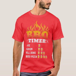 Funny GRILLEN Timer, Beer Timing Barbeque Grilling T-Shirt