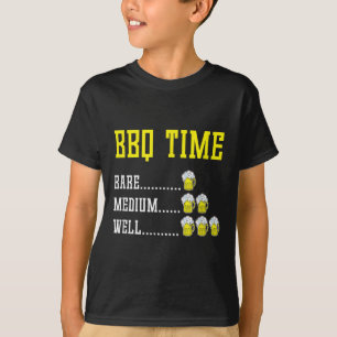 Funny Grillen Timer Beer trinkt Geschenk geräucher T-Shirt