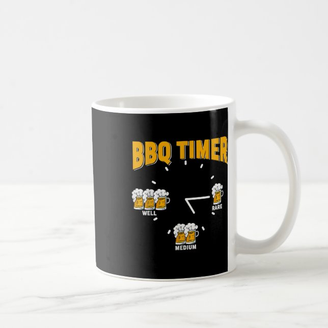Funny Grillen Timer - Grill Grill Grill Party Kaffeetasse (Rechts)