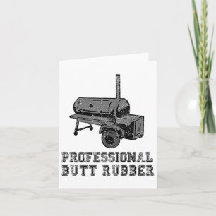 Funny Grilling, Grillen, Smoker, Beruflicher Hinte Karte