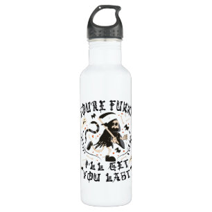 Funny Grim Sensenmann Skeleton Halloween-Kostüm Edelstahlflasche