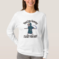 Funny Grim Sensenmann Skeleton Halloween-Kostüm