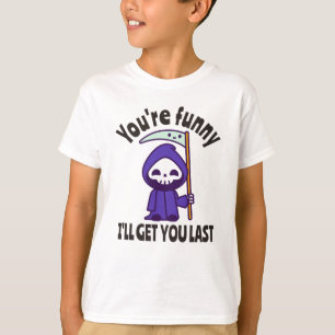 Funny Grim Sensenmann Skeleton Halloween-Kostüm T-Shirt