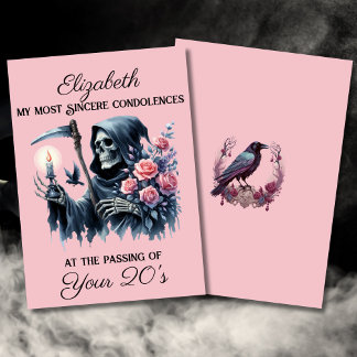 Funny Grim Sensenmann Tod meiner Jugend 30. Geburt Karte