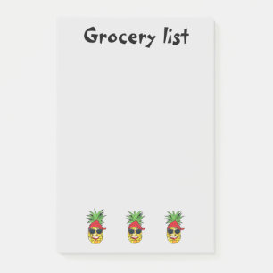 Funny Grocery List Post-it Klebezettel