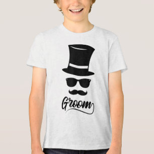 Funny Groom Shirt White For Men Hat And Mustache T