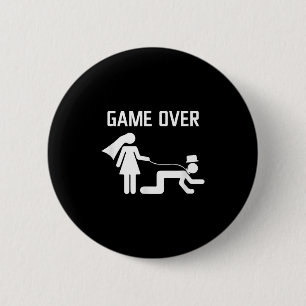 Funny Groom Wedding Bachelor Party _6 Button
