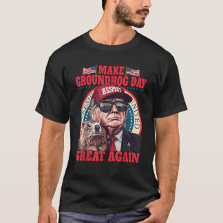 Funny Groundhog macht Groundhog Day wieder groß T-Shirt