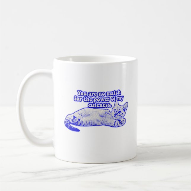 Funny grumpy cat meme for kitten and cat lovers kaffeetasse (Links)