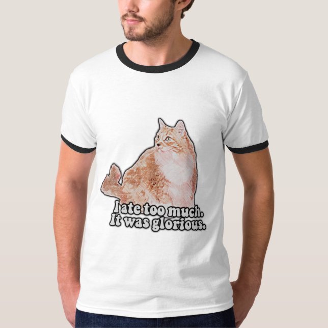 Funny grumpy cat meme für Katz- und Kitesurfer T-Shirt (Vorderseite)