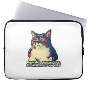 Funny grumpy cat meme für kitty besitzer und liebh laptopschutzhülle
