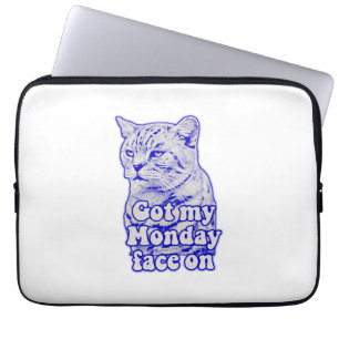 Funny grumpy cat meme für kitty personen und besit laptopschutzhülle