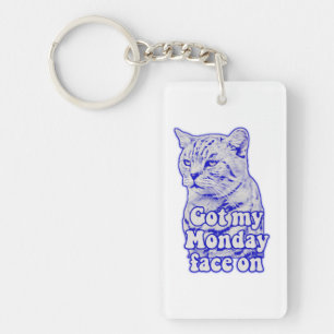 Funny grumpy cat meme für kitty personen und besit schlüsselanhänger