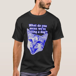 Funny grumpy cat meme für kitty und cat Liebhaber T-Shirt