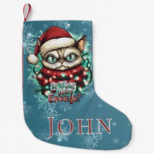 Funny Grumpy Cat Weihnachts-Strumpf Kleiner Weihnachtsstrumpf
