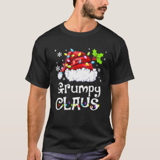 Funny Grumpy Claus Christmas Pajamas Santa T-Shirt