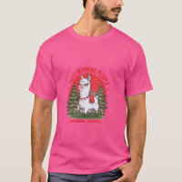 Funny Grumpy Funny Alpaca Ich mag keinen Morgengra