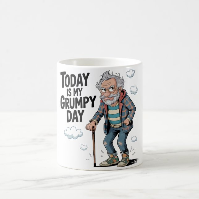 Funny/Grumpy Old Man Kaffeetasse (Mittel)