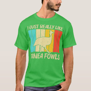 Funny Guinea Fowl For Men Women Bird Lover Chicken T-Shirt