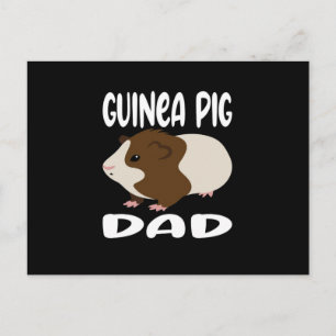 Funny Guinea Pig Dad Cute Pet Cool Pet Lover Postkarte