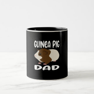 Funny Guinea Pig Dad Cute Pet Cool Pet Lover Zweifarbige Tasse
