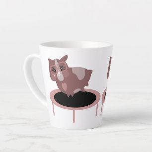 Funny Guinea Pig Gym Fitness Design Milchtasse