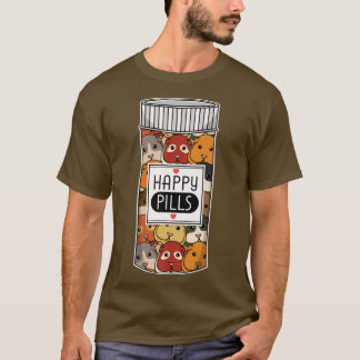 Funny Guinea Pig Happy Meds Frauen Kinder Männer T-Shirt