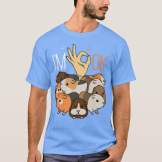 Funny Guinea Pig Herde Frauen Kinder Männer T-Shirt
