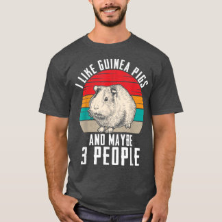 Funny Guinea Pig Lover Grafik für Frauen und Männe T-Shirt