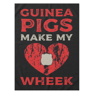 Funny Guinea Pig macht mir das Rad Tischdecke