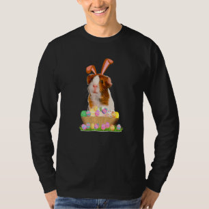 Funny Guinea Pig mit Niedlichem Bunny Ost Osterhas T-Shirt