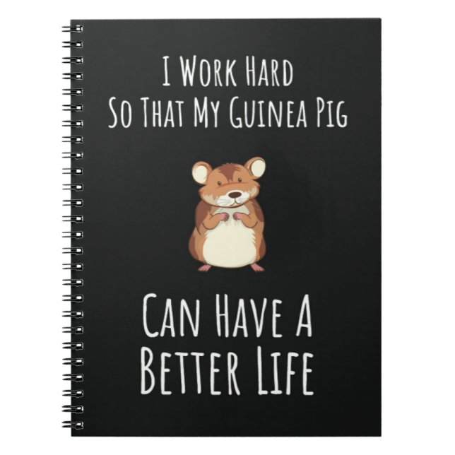 Funny Guinea Pig Owner Gifts Pet Lover Humor Notizblock (Vorderseite)