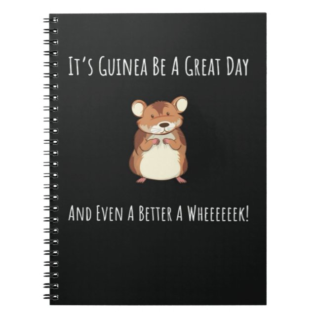 Funny Guinea Pig Pun Gifts Cute Animal Pet Notizblock (Vorderseite)