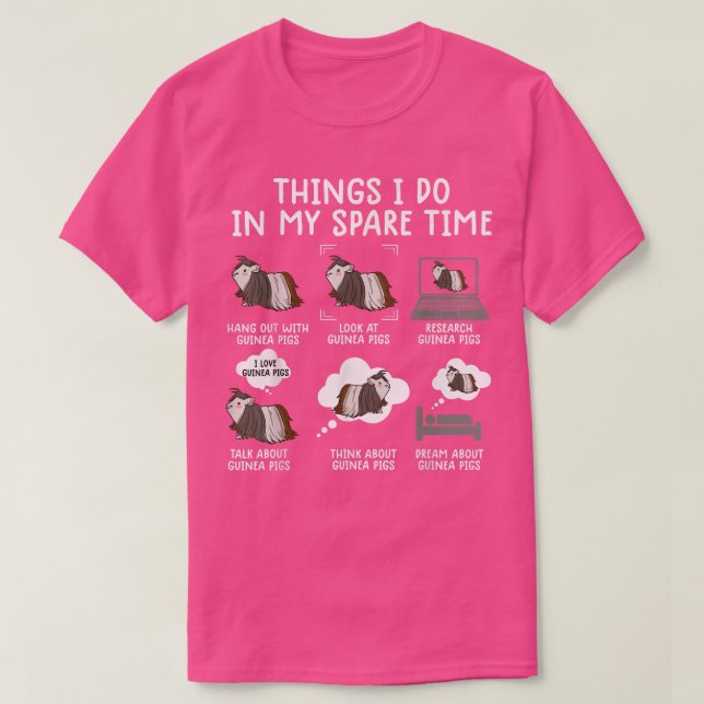 Funny Guinea Pig Shirt Srcastic Humor Guinea Pig P (Design vorne)
