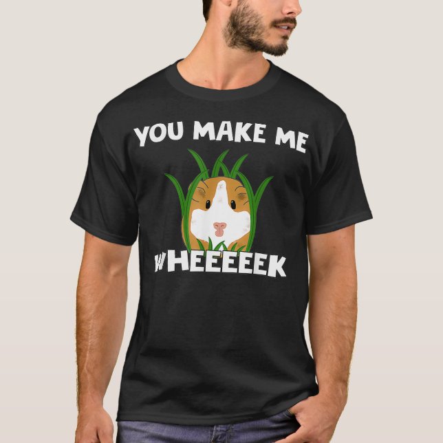 Funny Guinea Pig, um mich zu bewegen T-Shirt (Vorderseite)