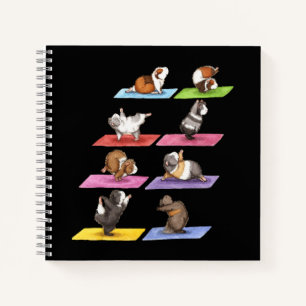 Funny Guinea Pig Yoga Notizbuch