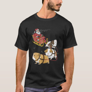 Funny Guinea Schweinefleisch T - Shirt Weihnachtsf