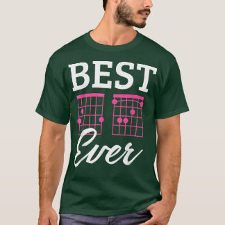 Funny Guitar Bester Golfplatz Vintage Musik T-Shirt