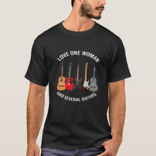 Funny Guitar Gift Coole Gitarrist Men Music Lover  T-Shirt